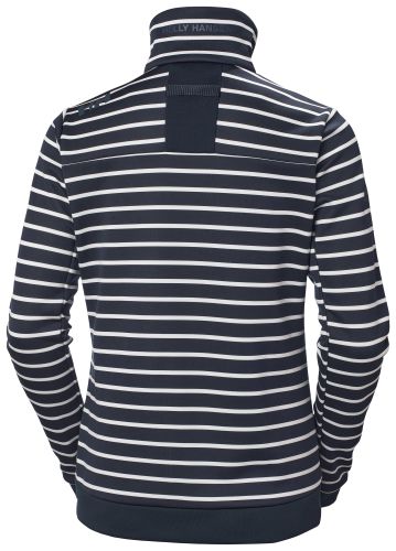 30357 Women Crew Fleece Jacket navystripe