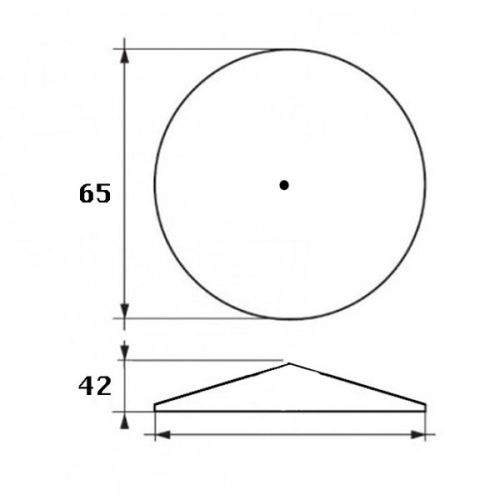 Soromap Max prop zink anode 42/65 mm