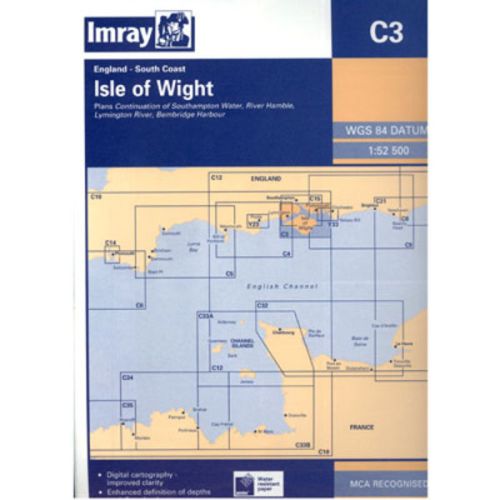 Imray Kaart C3 Isle of Wight