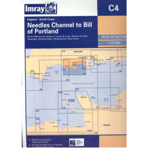 Imray Kaart C4 Needles/Portland Bill