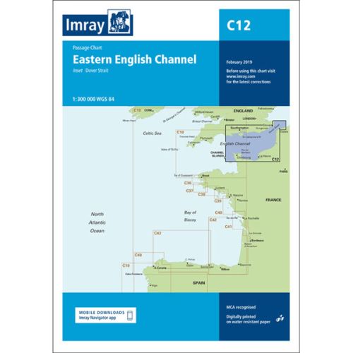 Imray Kaart C12 Eastern English Channel