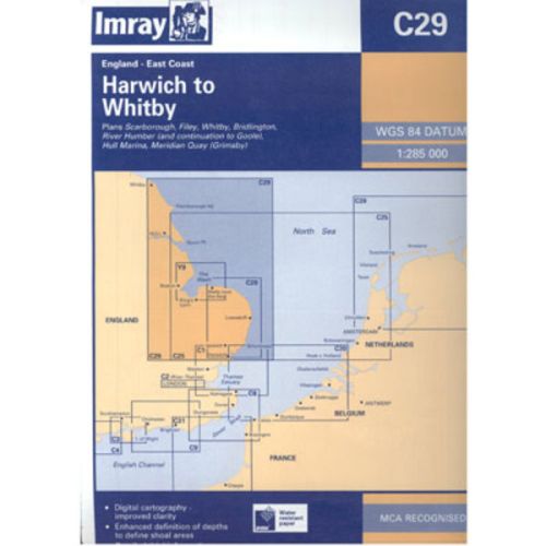 Imray Kaart C29 Harwich to Whitby