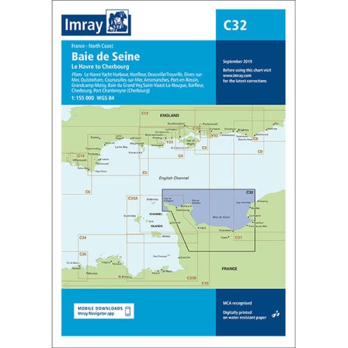 Imray Kaart C32 Baie de Seine