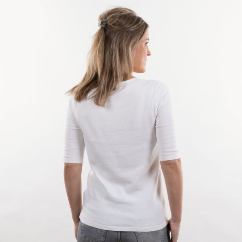Women T-shirt Linde Offwhite