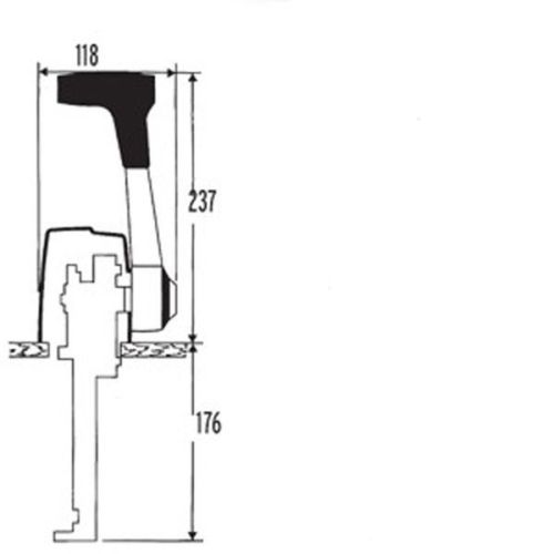 Teleflex Motor control topmontage