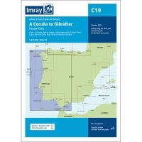 Imray Kaart C19 Cabo Finisterre to Gibraltar