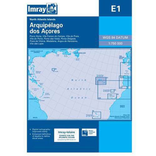 Imray Kaart E1 Azoren