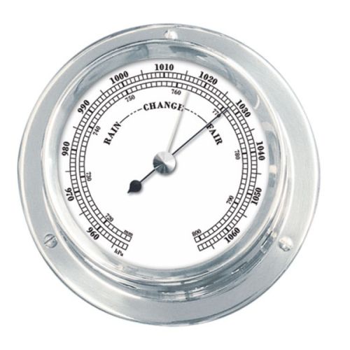 Talamex Barometer chroom 125/100 mm
