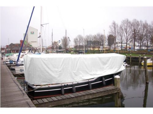 Dekkleed 3x4 mtr 150g/m2 wit-transp.