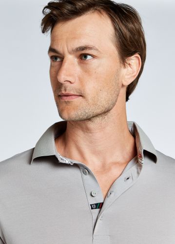 Aquatech Freshford Long Sleeve Polo platinum