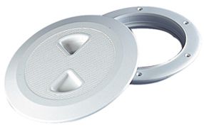 Inspectiedeksel wit 168 mm doorgang