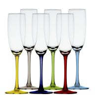 Party champagneglazenset div. kleuren