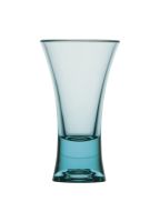 Square shotglas turquoise Tritan