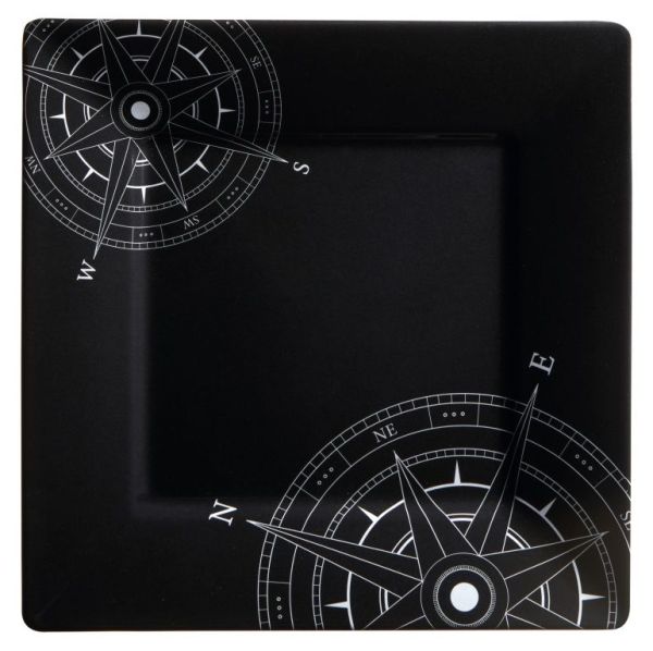 vancasso Bella Blue 26,7 cm dinerbord set van 8, handgeschilderde grote