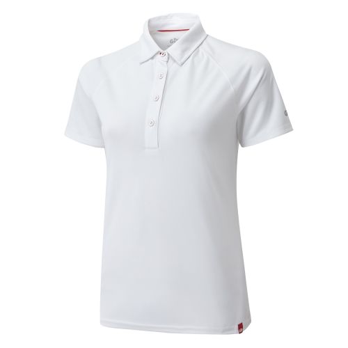 UV008W Women UV Tec Polo white
