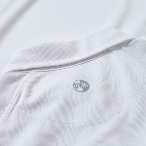 UV008W Women UV Tec Polo white
