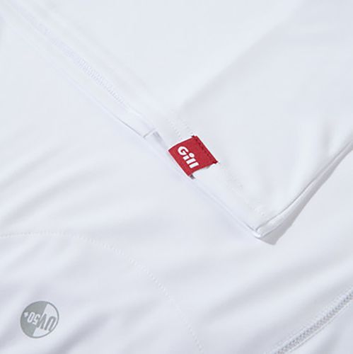 UV011W Woman UV Tec LS Tshirt white