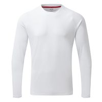 UV011 Men UV Tec LS Tshirt white