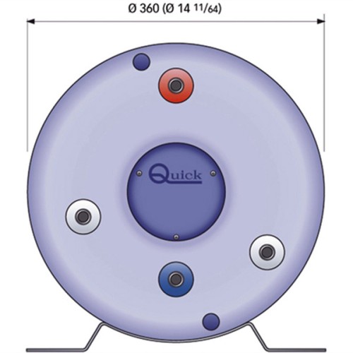 Quick Boiler B3 30 liter 360x495mm 800Watt