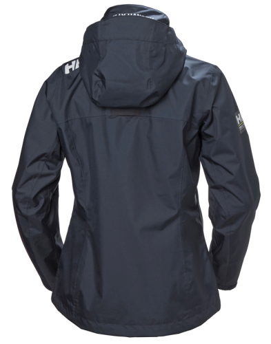 33891 Women Crew Hooded Midlayer Jacket navy
