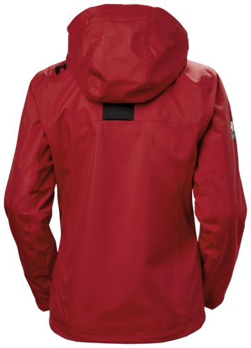 33891 Women Crew Hooded Midlayer Jacket red