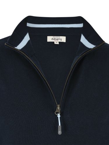 Men Ballybrittas Zip Neck navy