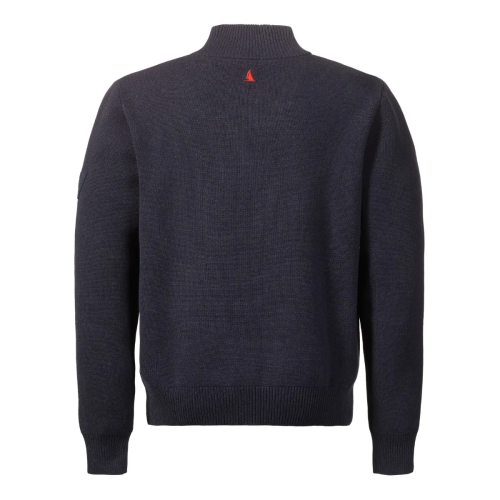 82466 Salcombe Zip Knit navy