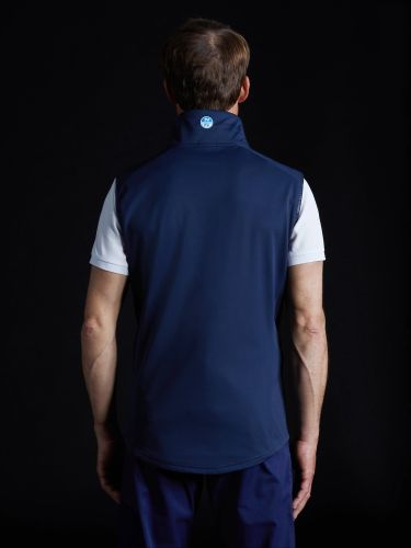 Men Race Softshell Vest Navy