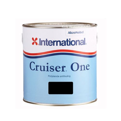 International Cruiser One antifouling zwart