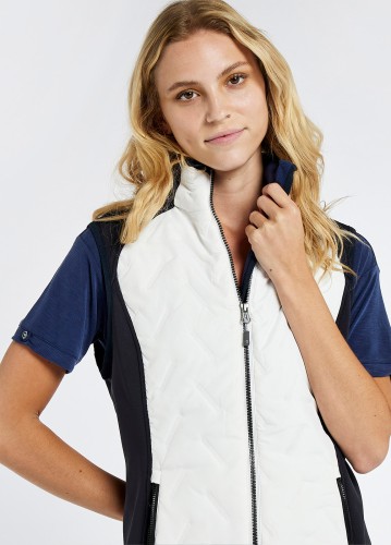Women Redbarn Bodywarmer white multi
