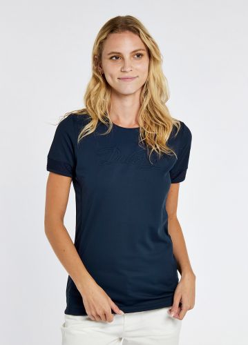 Women Trim T-shirt navy