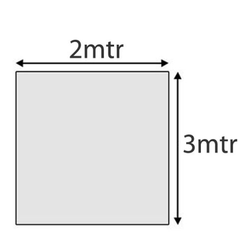 Talamex Dekkleed 2x3 mtr 150g/m2 wit-transp.