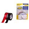 HPX PVC tapes 19 mm x 10 mtr zwart & rood