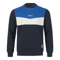 Men 85032 Tri Colour Sweater blue