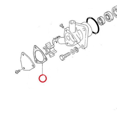 Yanmar Impeller pakking 128170-42090