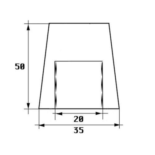 Soromap Dopmoer anode 20 mm zink