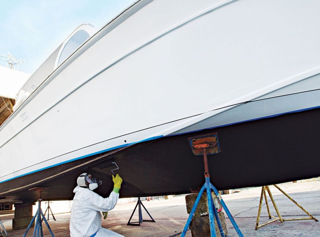 Antifouling aanbrengen