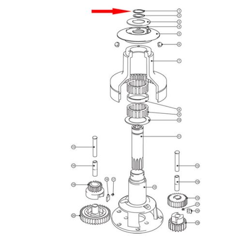 Lewmar Circlip tbv alle Lewmar lieren 82075