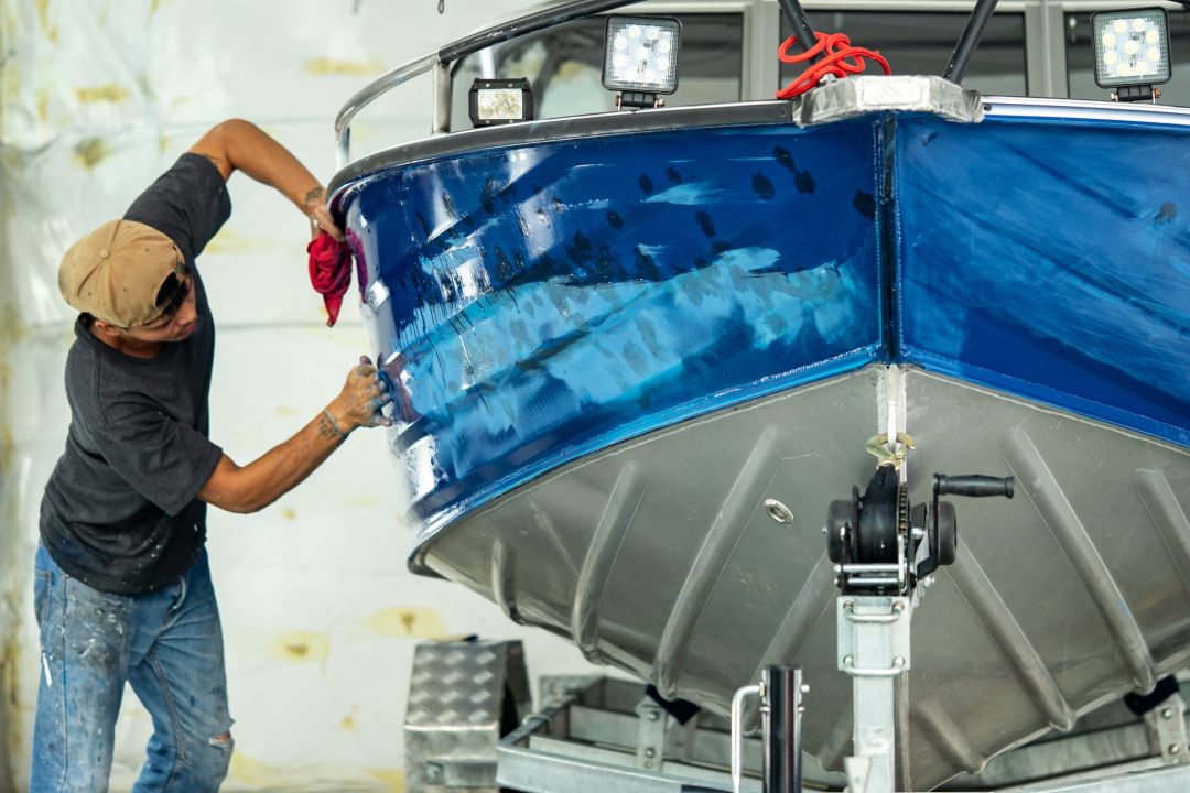 reparatie en onderhoud boven de waterlijn