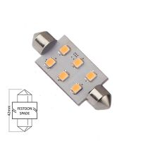 NauticLED Festoon LED 42mm 10-30V 1.2/10W Warm