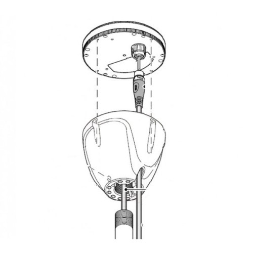 Raymarine Adapterset montagevoet RayStar RS150 ant