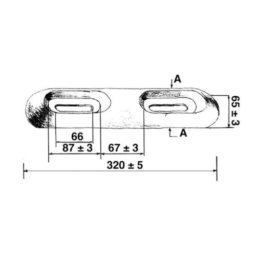 Talamex Sleufanode aluminium 1,1 kg