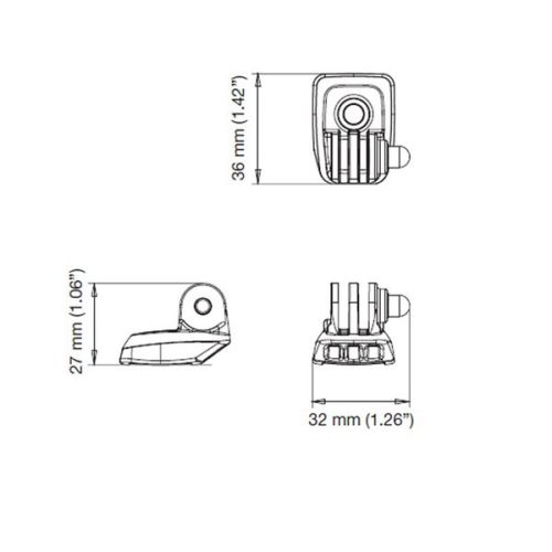 Scanstrut ROKK Mini GoPro action Camera basis