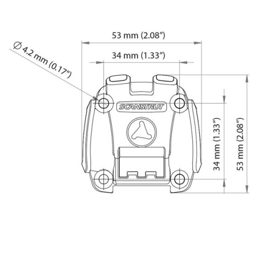 Scanstrut ROKK Mini Basis met schroefbevestiging