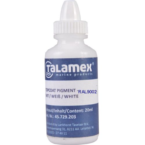 Talamex Gelcoat/Polyester pigment wit RAL9002