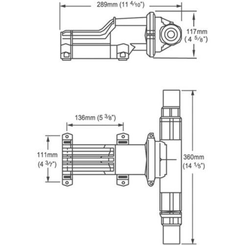 Whale Vuilwaterpomp Gulper 24V 38mm BP2554