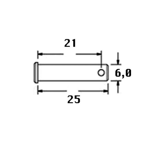 Kmarine RVS A4 togglepen 6 x 25 mm