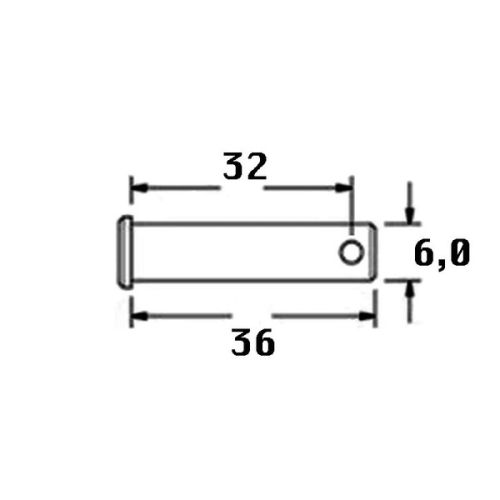 Kmarine RVS A4 togglepen 6 x 36 mm