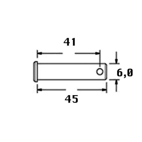 Kmarine RVS A4 togglepen 6 x 45 mm