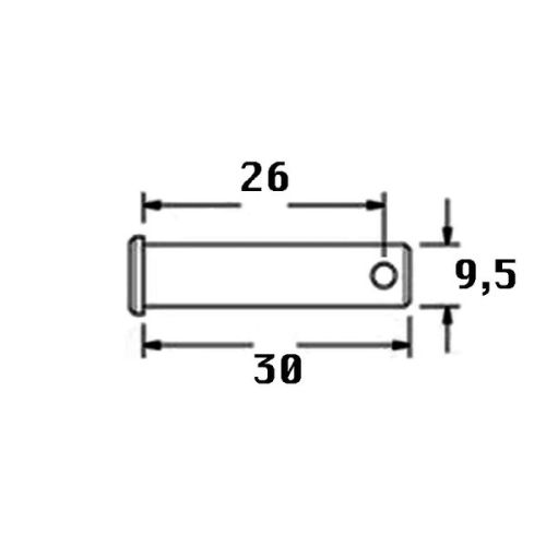 Kmarine RVS A4 togglepen 9.5 x 30 mm